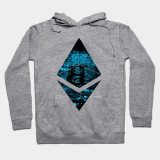 The Flipping Eth Flips Btc Cryptocurrency Blockchain Design Hoodie